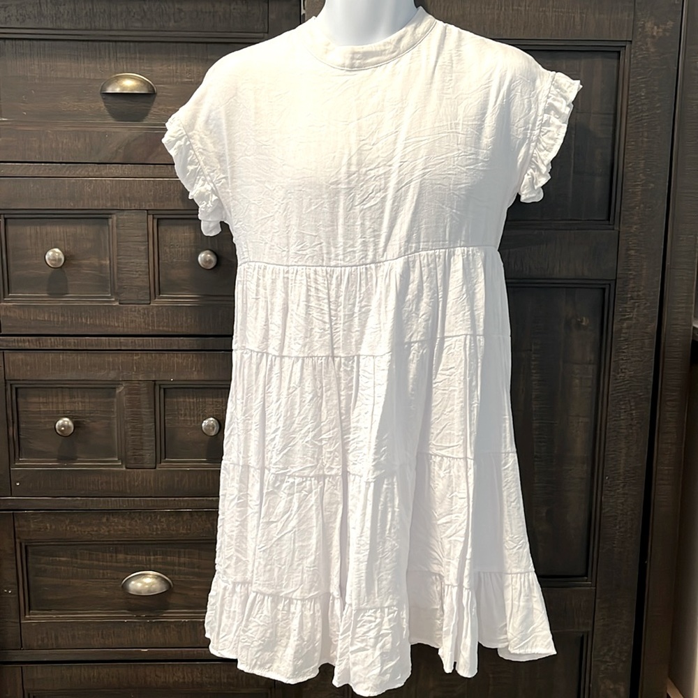 Amazon dress white dress Miholl size S spring dress wedding dress summer dress
